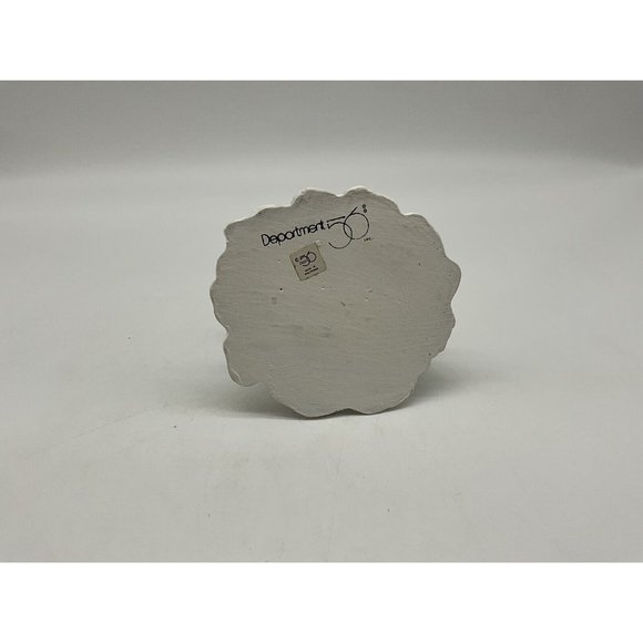 Dept 56 Snow Village Accessory Vintage Let It Snow Snowman Sign in Original Box - Picture 10 of 16